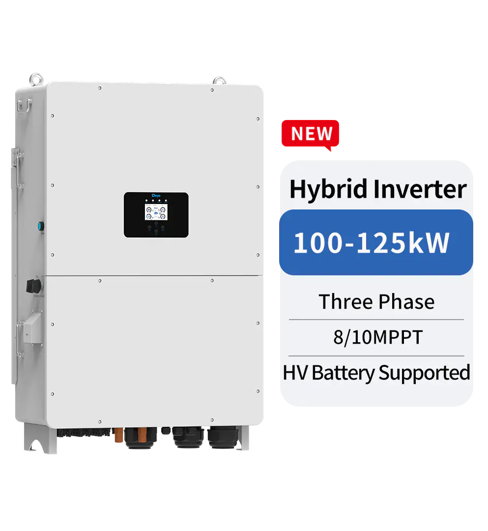 Deye Three Phase Hybrid Inverter SUN-100/125K-SG02HP3-EU-GM8/GM10