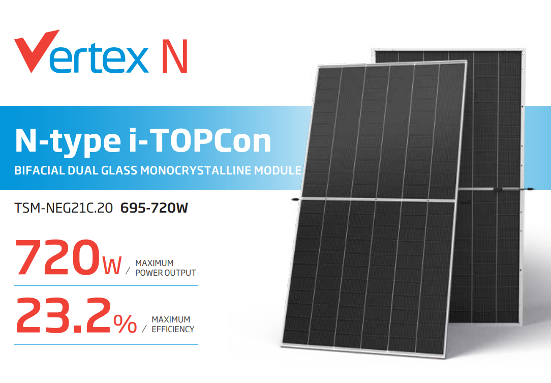 Solar Panel Trina Solar 720WP N-type i-TOPCon