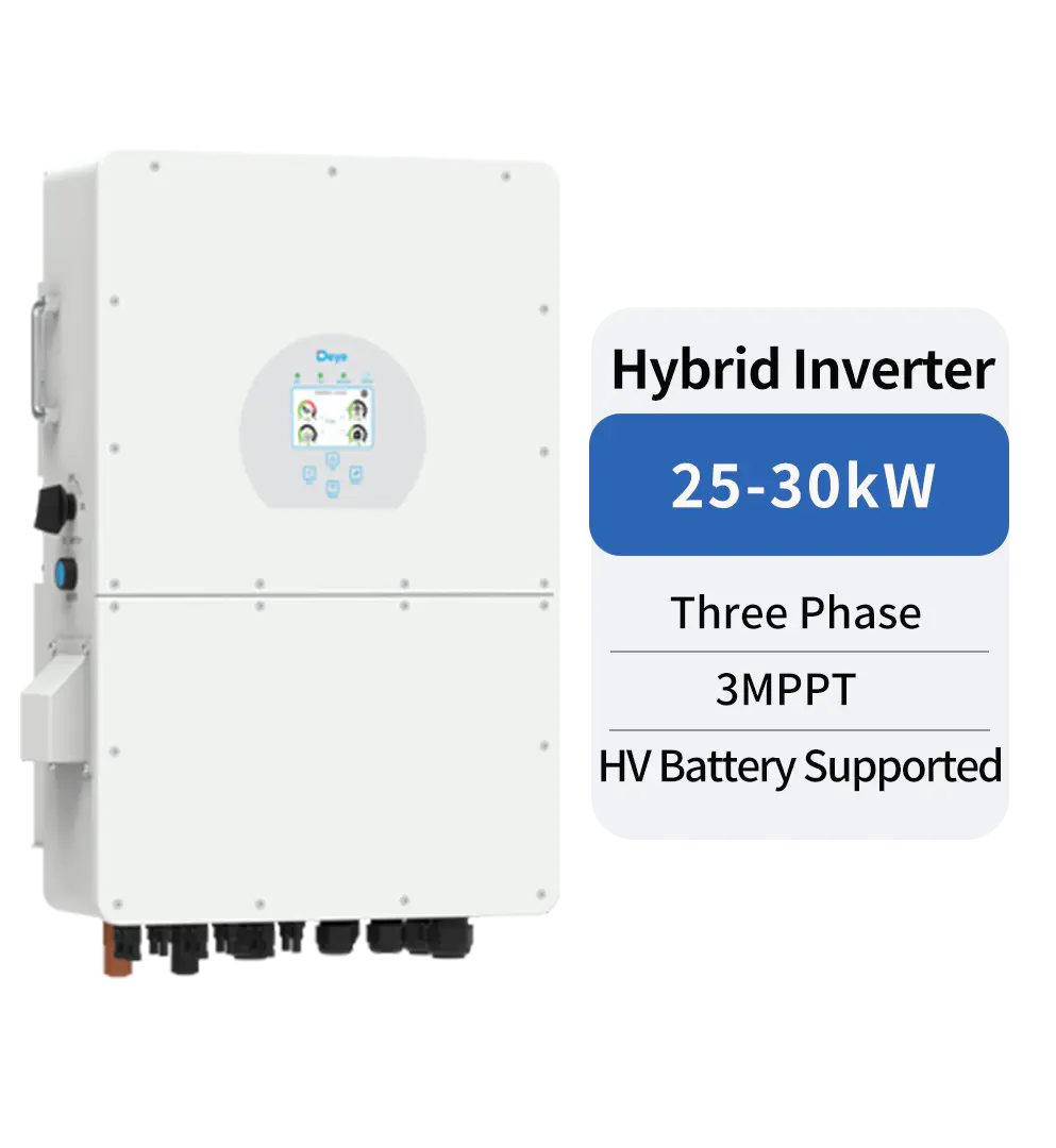 Deye Three Phase Hybrid Inverter SUN-25/29.9/30K-SG02HP3-EU-AM3